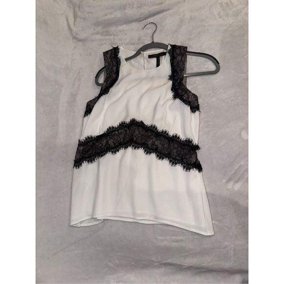 BCBG SIZE S blouse black and white - Picture 1 of 5